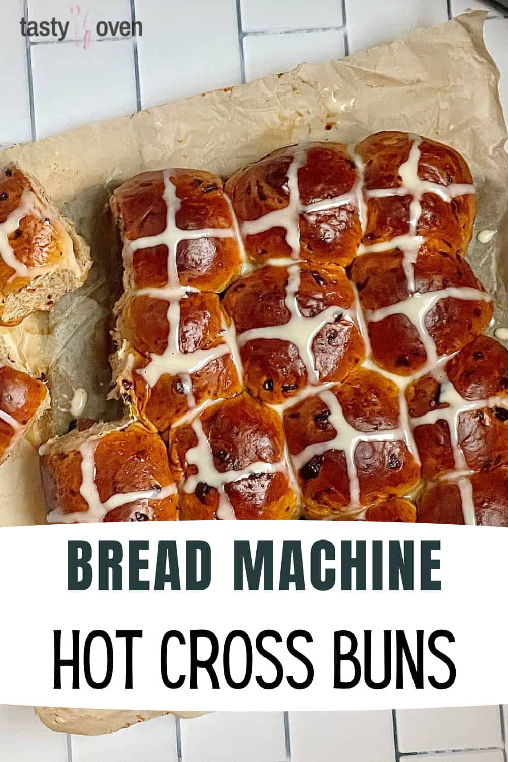 Bread Machine Hot Cross Buns