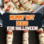 mummy hot dogs pinterest image