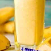 banana pineapple smoothie pinterest image