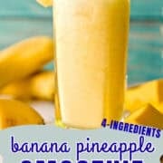 banana pineapple smoothie pinterest image