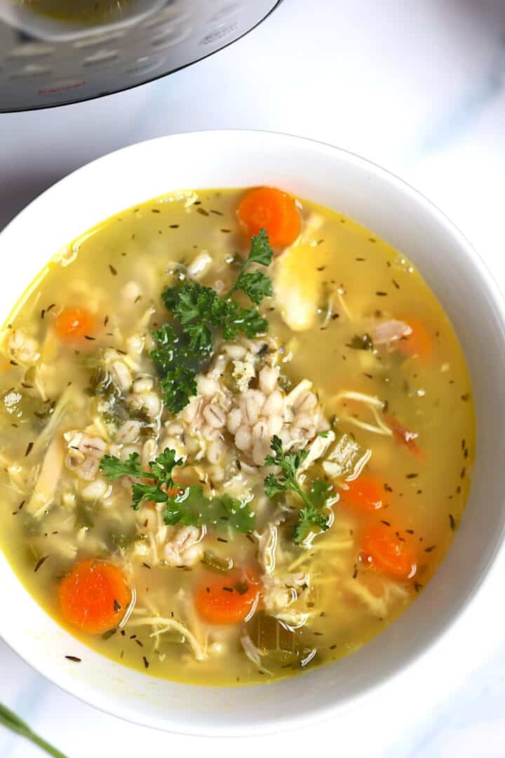 Instant Pot Barley Soup – Tasty Oven