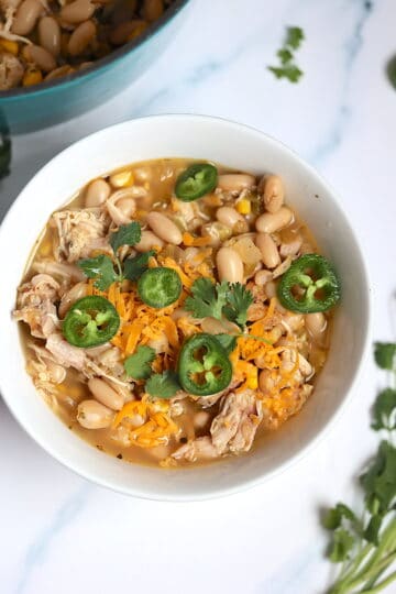 Instant Pot White Chicken Chili – Tasty Oven