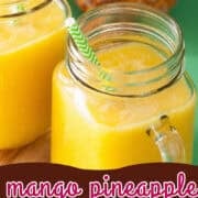 mango pineapple smoothie pinterest image