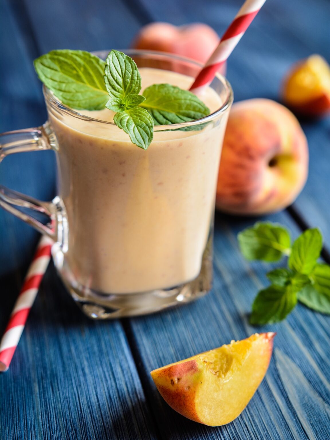Peach Milkshake Tasty Oven