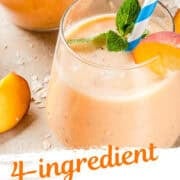 banana peach smoothie