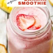 mango strawberry smoothie pinterest image