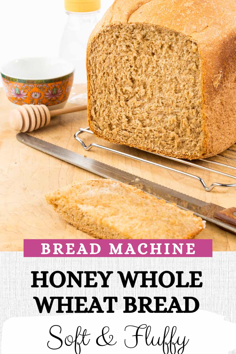 Bread Machine Honey Wheat Bread