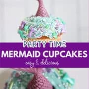 mermaid cupcakes pinterest image