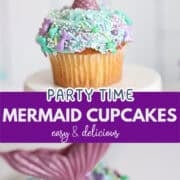 mermaid cupcakes pinterest image