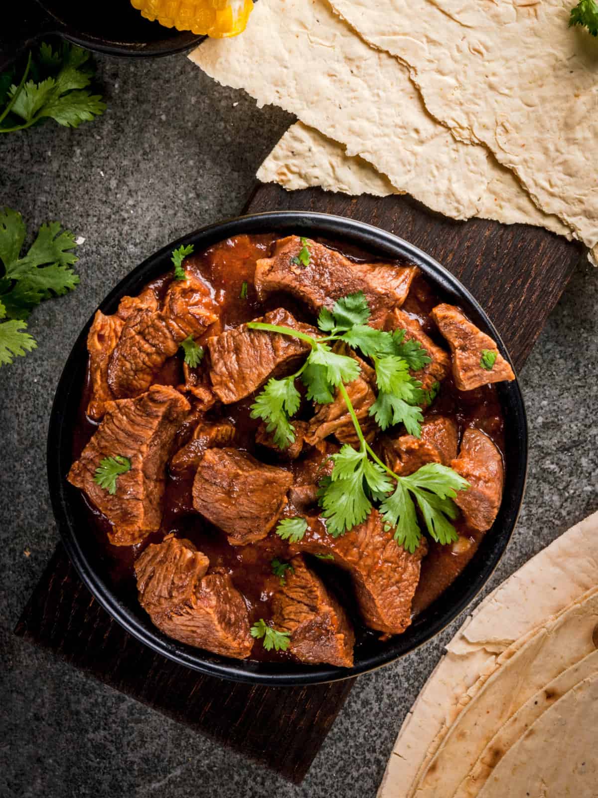 slow cooker chile rojo 