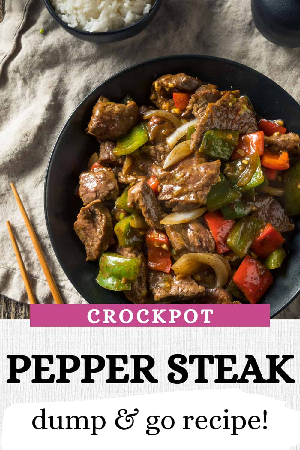 Crockpot Pepper Steak