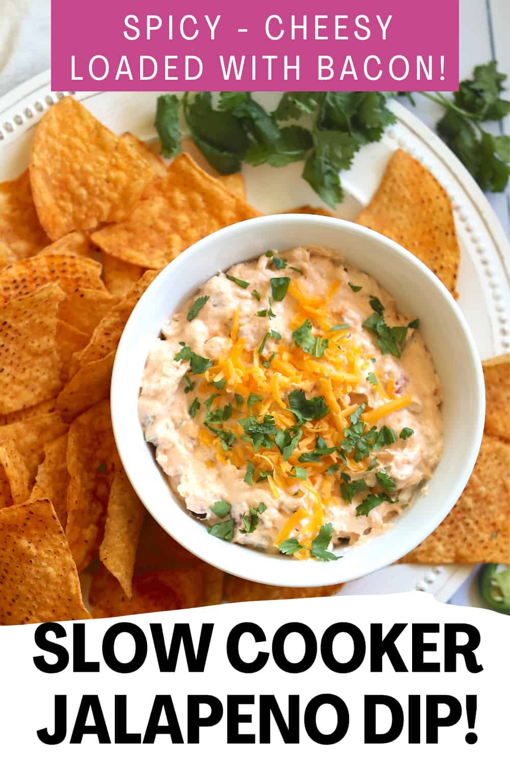 Crockpot Jalapeno Popper Dip (with Cream Cheese) - Tasty Oven