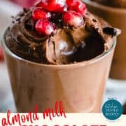 homemade chocolate pudding pinterest image