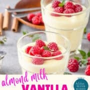 vanilla almond milk pudding pinterest image