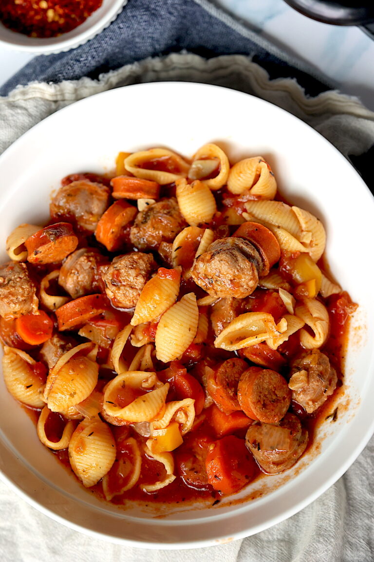 Slow Cooker Sausage Casserole – Tasty Oven