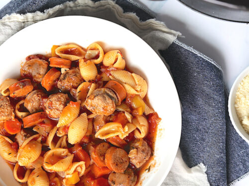Slow Cooker Sausage Casserole