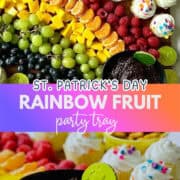rainbow fruit tray pinterest image