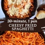 fried spaghetti pinterest image
