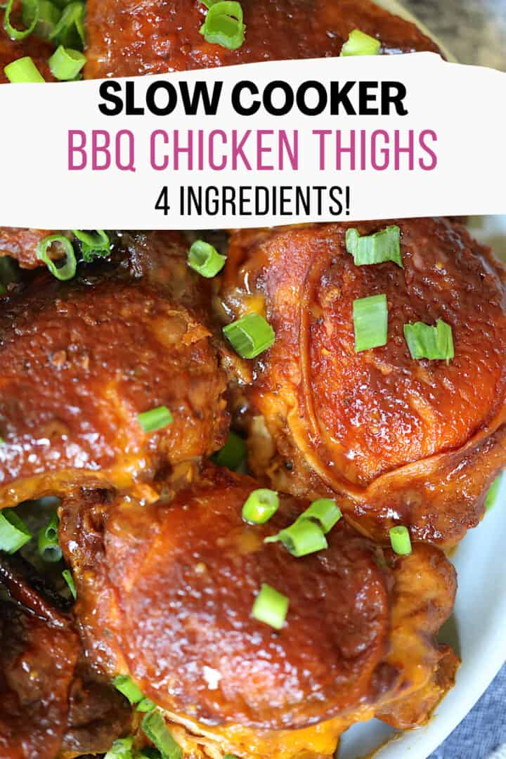 Slow Cooker BBQ Chicken Thighs – Tasty Oven