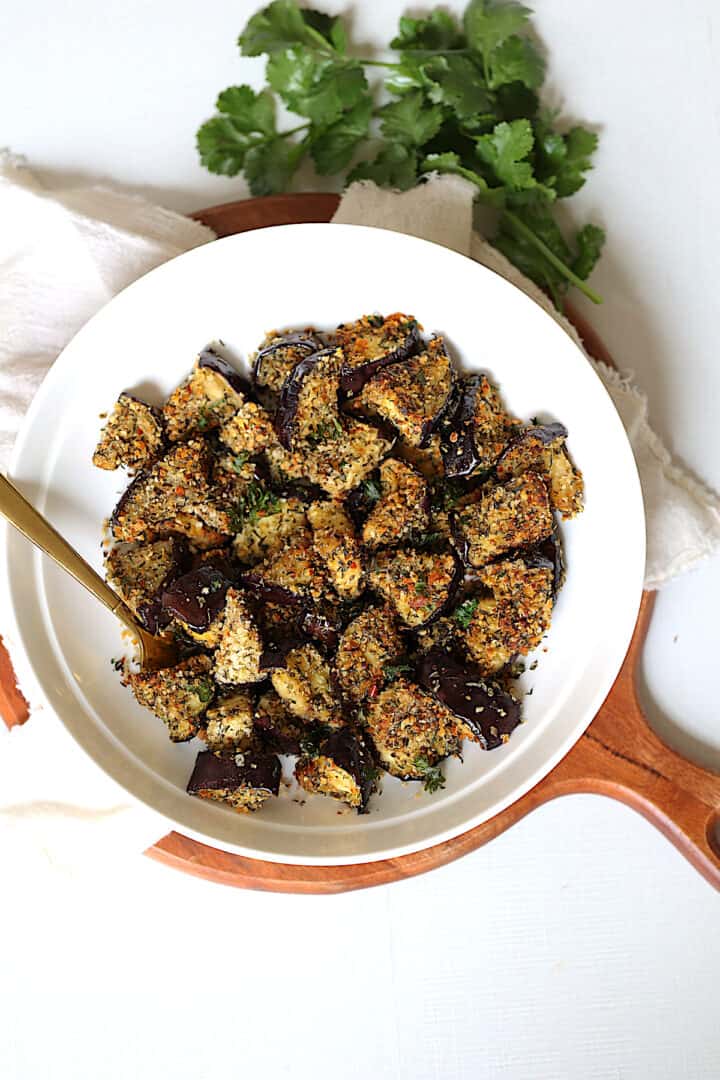 Air Fryer Eggplant with Crispy Herb Seasoning Tasty Oven