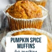 pumpkin spice muffin pinterest image