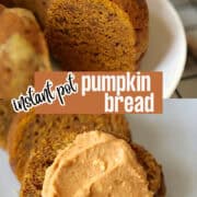 instant pot pumpkin bread pinterest image