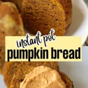 instant pot pumpkin bread pinterest image