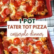 pepperoni pizza tater tot casserole pinterest imagec