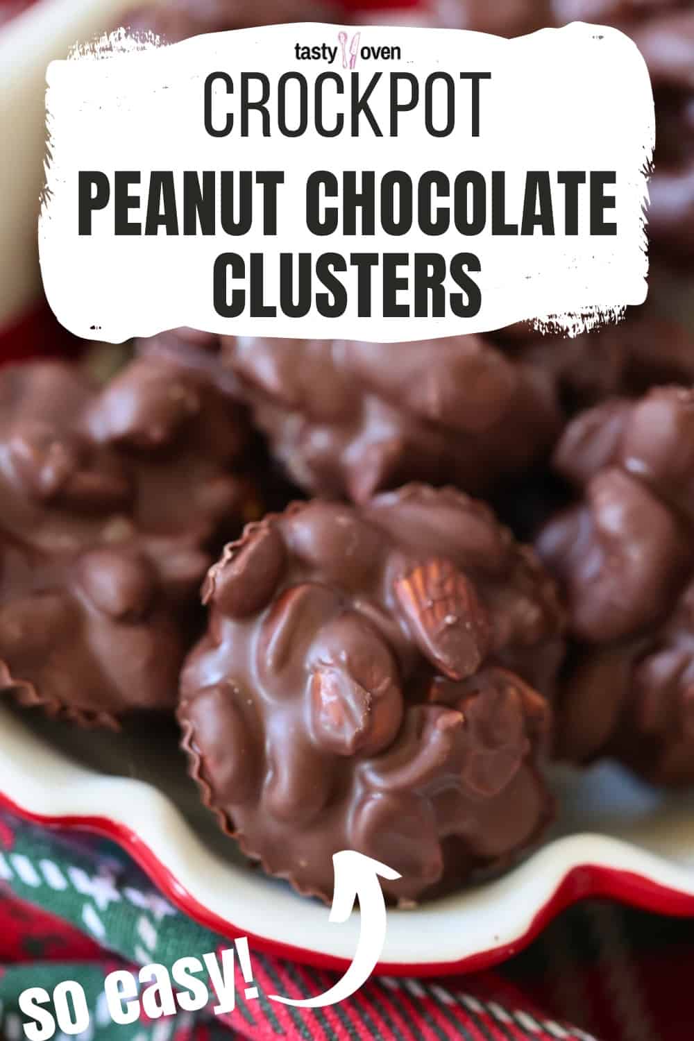 Crockpot Peanut Chocolate Clusters