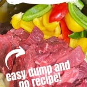 crockpot pepper steak pinterest image