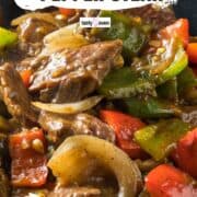 crockpot pepper steak pinterest image