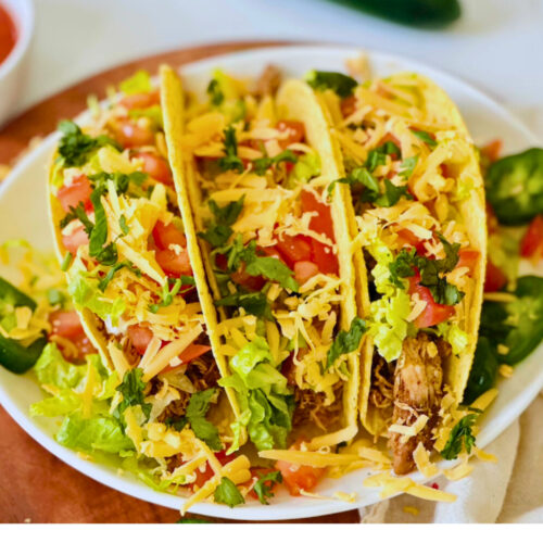 Crockpot Chicken Tacos – Tasty Oven