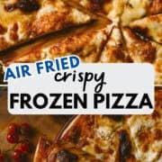 air fried frozen pizza pinterest image