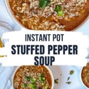 instant pot stuffed pepper soup pinterest image