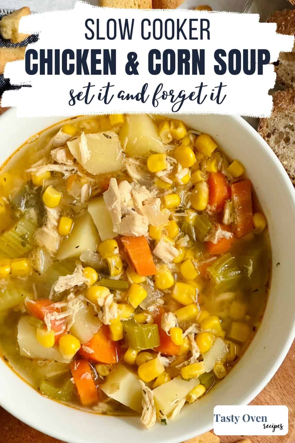 Slow Cooker Chicken and Corn Soup