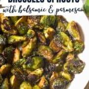 air fried brussels sprouts pinterest image