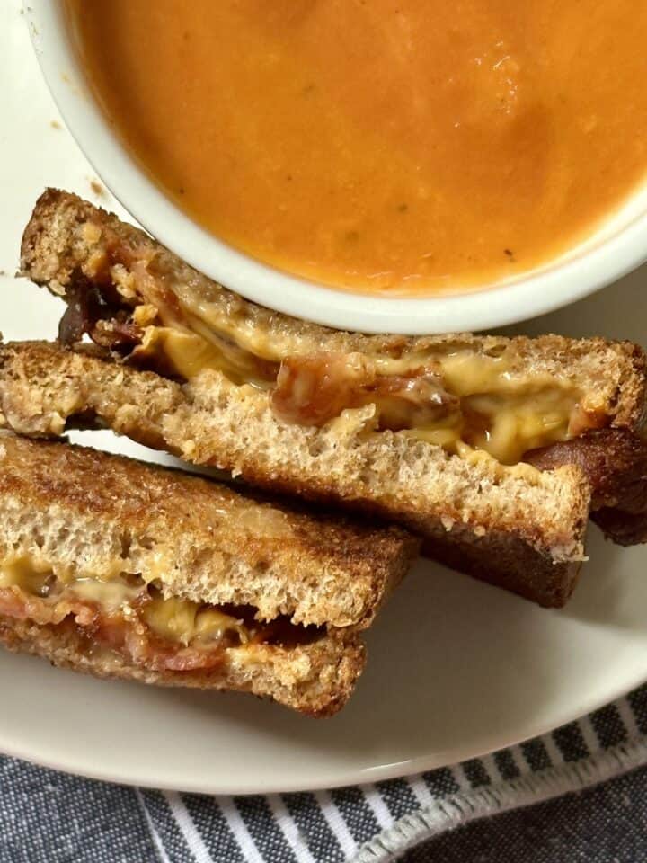 Bacon Grilled Cheese in the Air Fryer