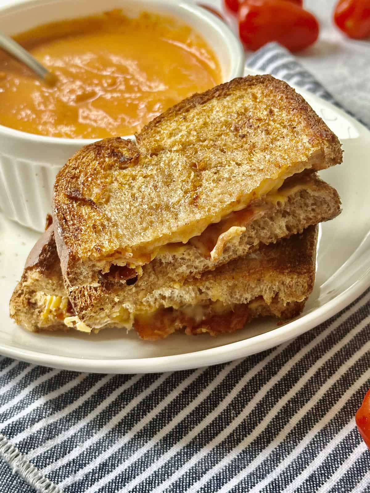 Bacon Grilled Cheese in the Air Fryer