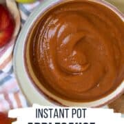 instant pot applesauce pinterest image