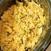 crockpot chicken rice broccoli casserole