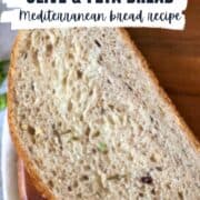 mediterranean bread pinterest image