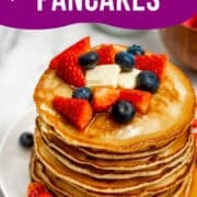 protein pancakes pinterest image