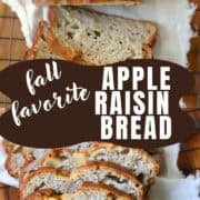 apple raisin bread pinterest image