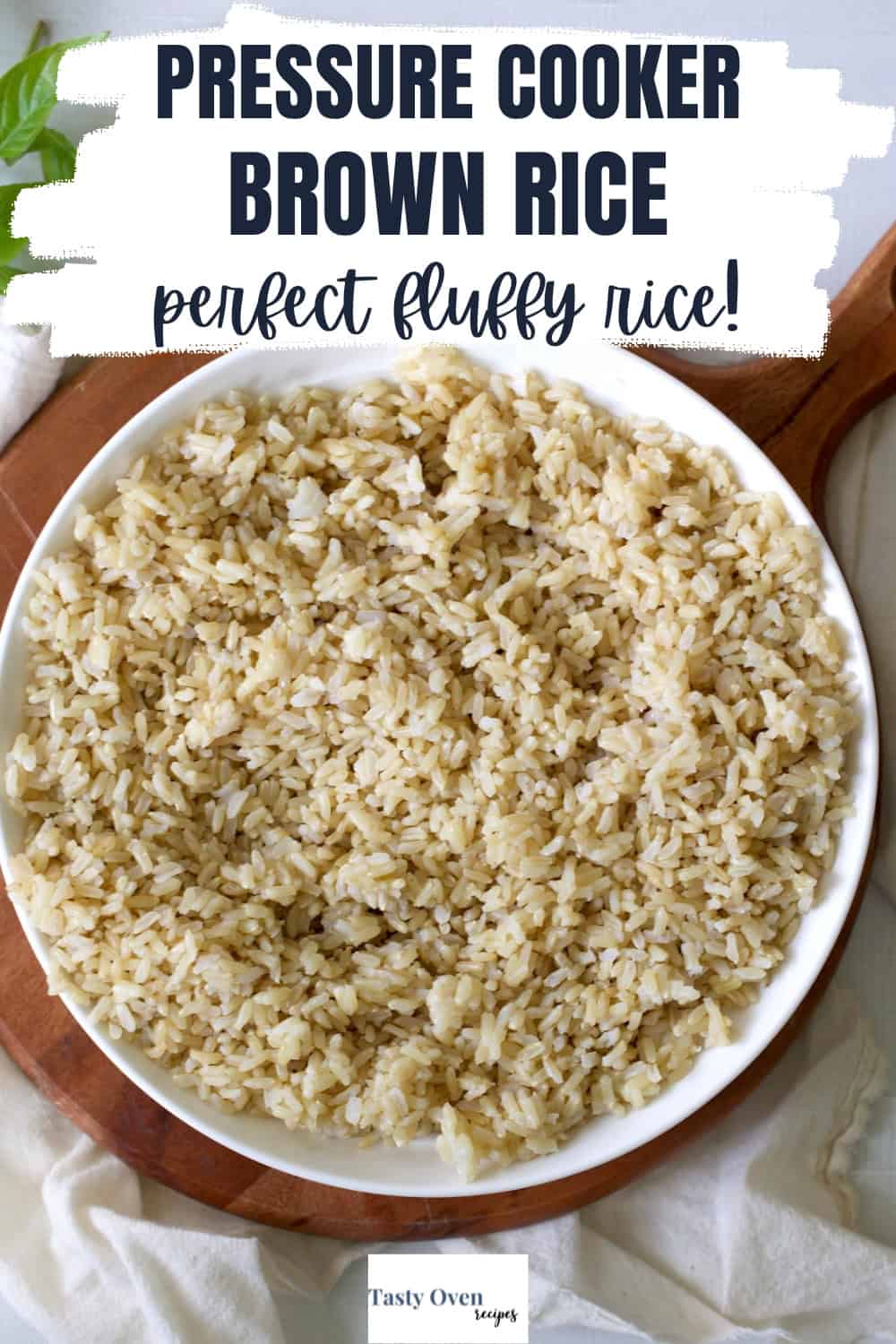 Instant Pot Brown Rice – Tasty Oven