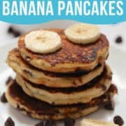 banana pancakes pinterest image