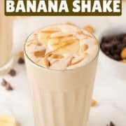 peanut butter protein shake pinterest image