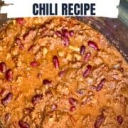 slow cooker turkey chili pinterest image