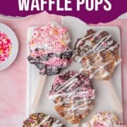 waffle pops pinterest image