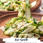 zucchini ribbon salad pinterest image