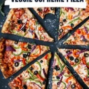 veggie supreme pizza pinterest image
